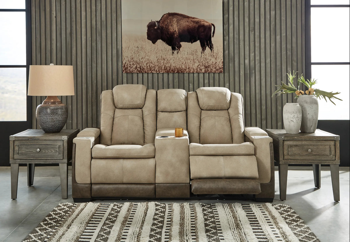Next-Gen DuraPella PWR REC Loveseat with ADJ Headrest image 0