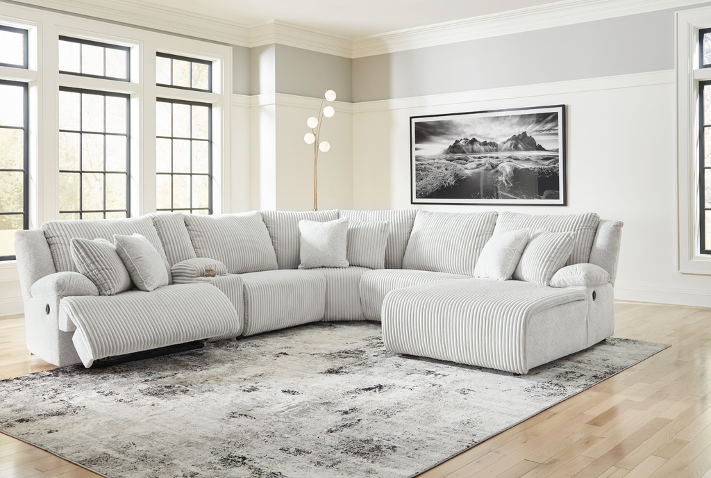 Top Tier 6-Piece Reclining Sectional with Chaise image 2