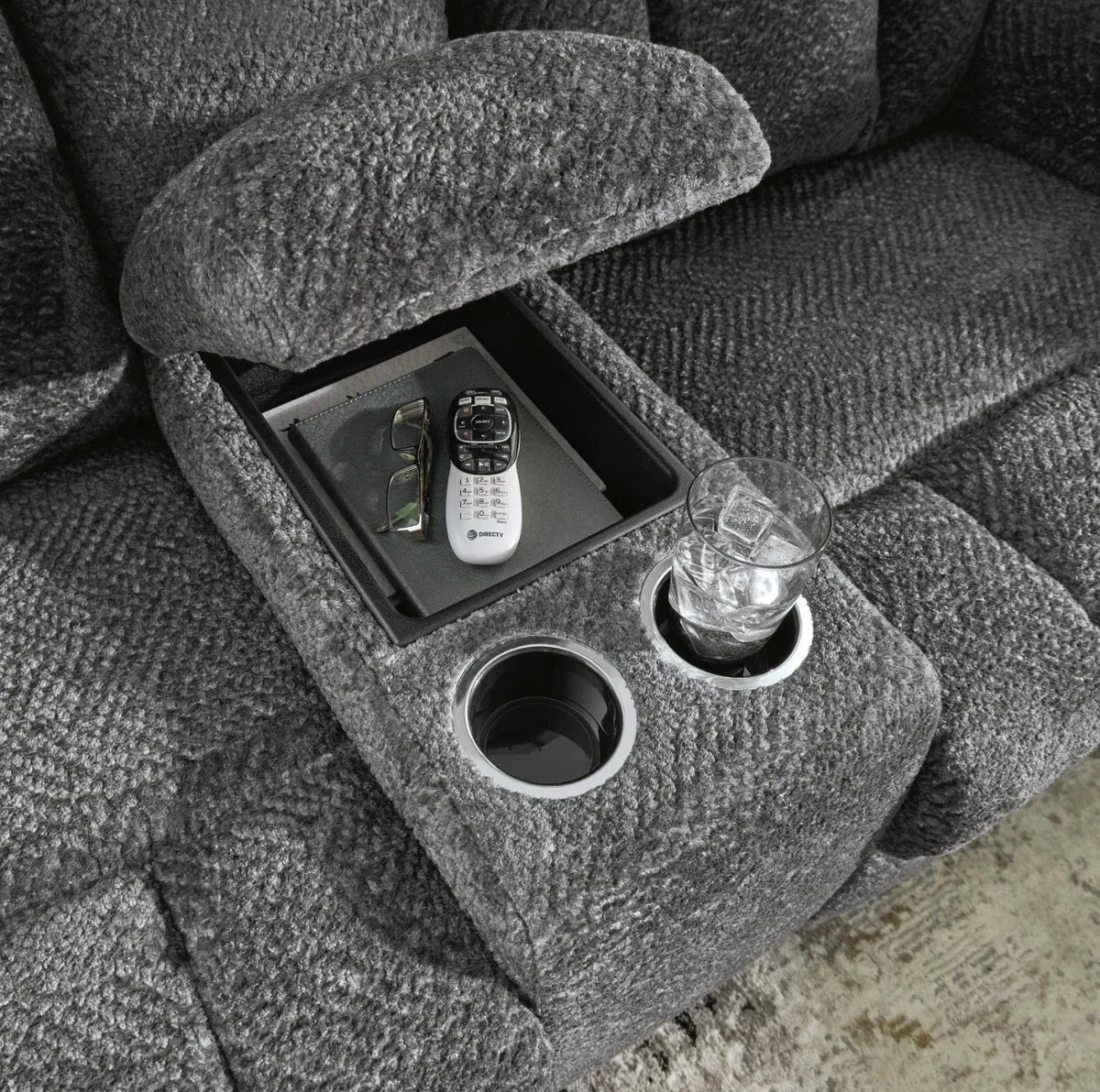 Frohn Reclining Loveseat w/ Console image 2