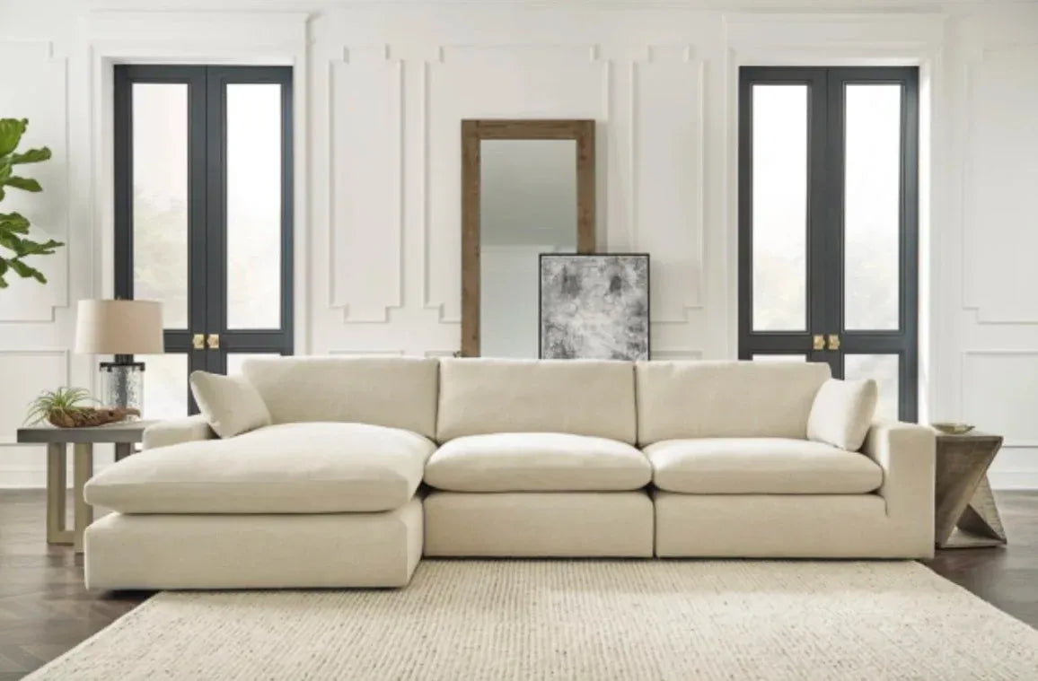 Elyza 3 Piece Sectional w/ Chaise - Left-Side Chaise image