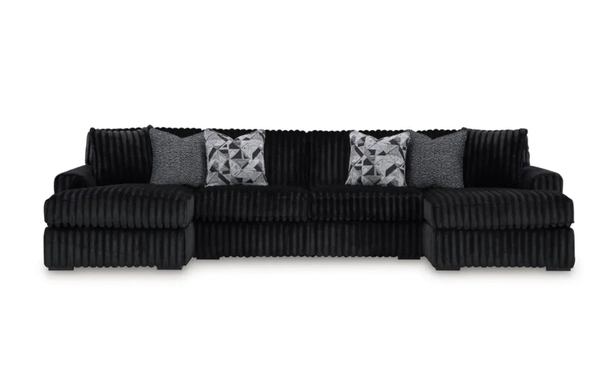 Midnight Madness Double Chaise Sectional image 1