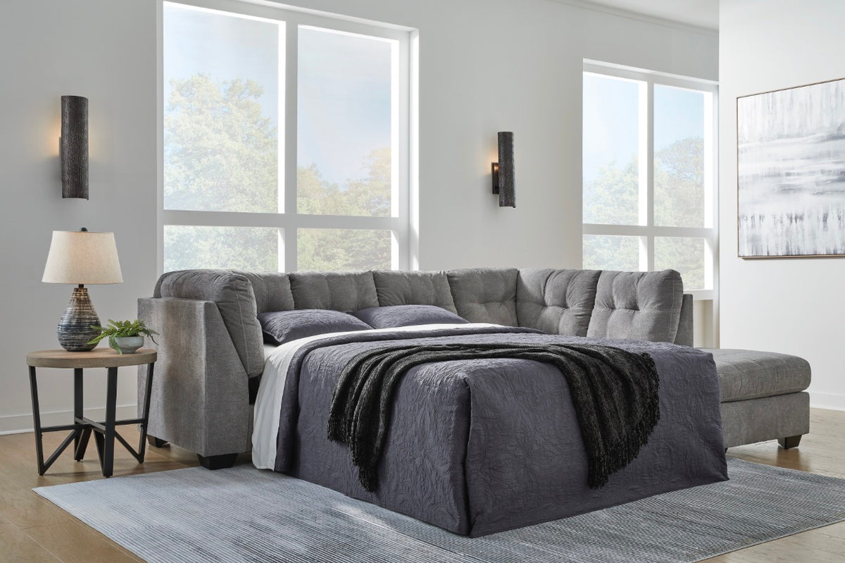 Marleton 2 Piece Sectional w/ Chaise &amp; Optional Sleeper image