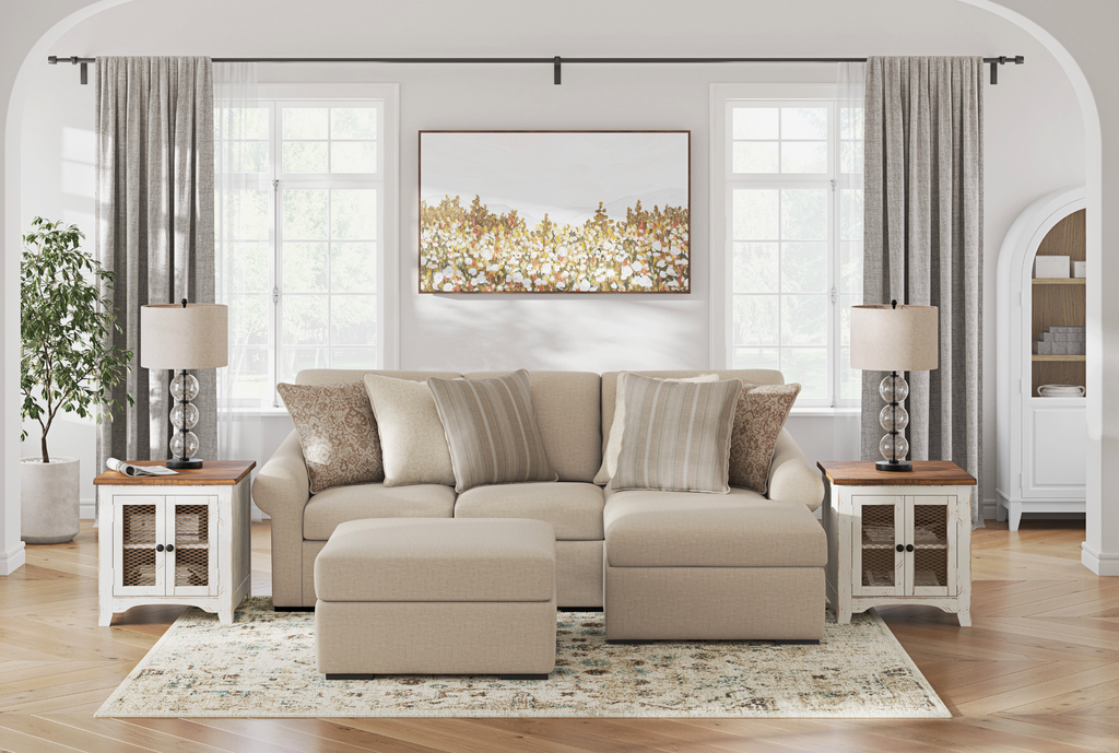 Ladymae 2 Piece Sectional with Chaise image 3