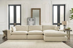 Elyza 3 Piece Sectional w/ Chaise - Right-Side Chaise image