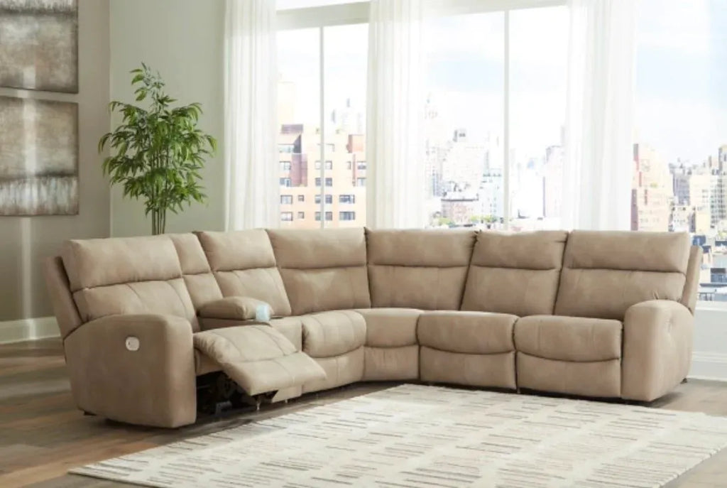 Next-Gen Durapella 6 Piece Power Reclining Sectional image 1