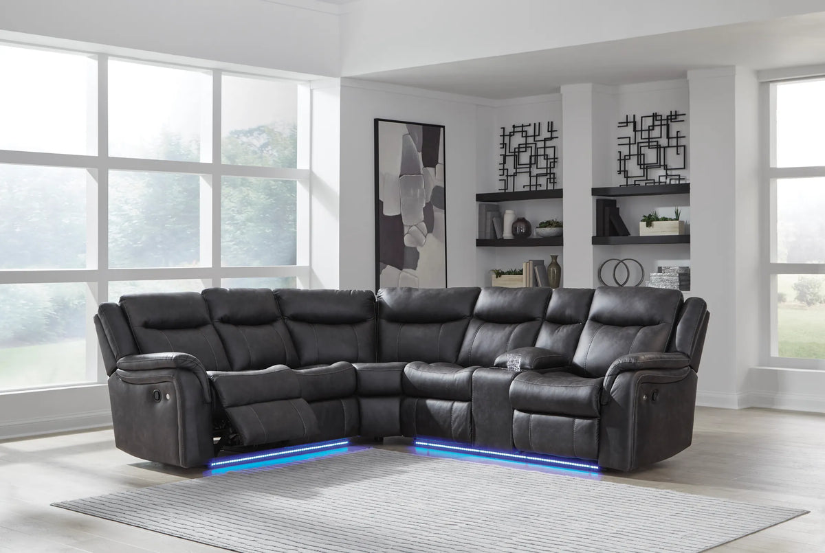 Sultan Meadow 2-Piece Reclining Sectional image 3