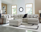 Laurelgrove 5 Piece Sectional w/ Chaise (Nuvella Performance Fabric) image 0