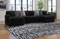 Midnight Madness Double Chaise Sectional image 0