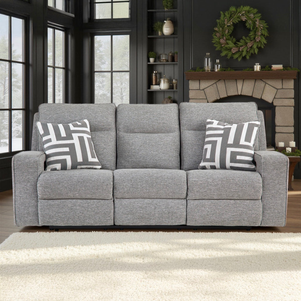 Biscoe Power Reclining Sofa w/ ADJ Headrests image 1