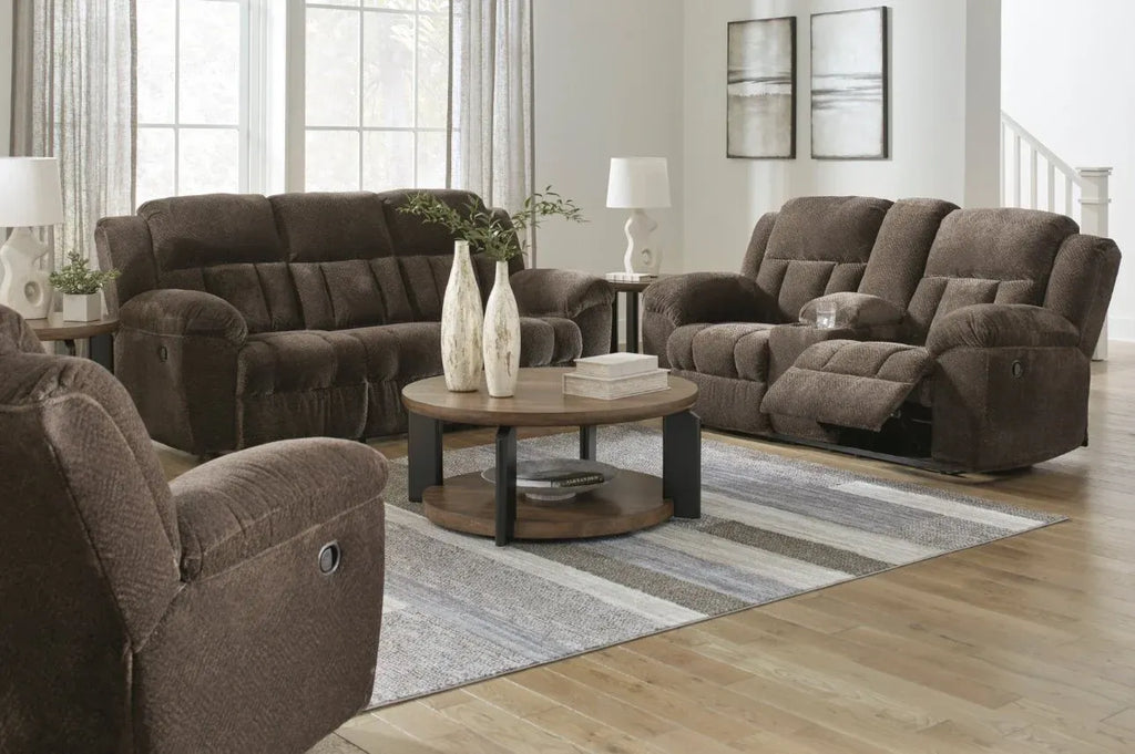 3 Piece Frohn Reclining Set - Brown image