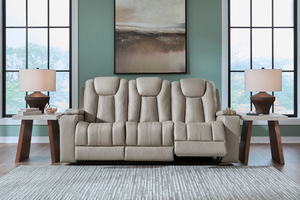 Elevate Edges Sofa w/ Drop Down Console
