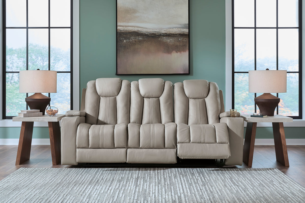 Elevate Edges Sofa w/ Drop Down Console