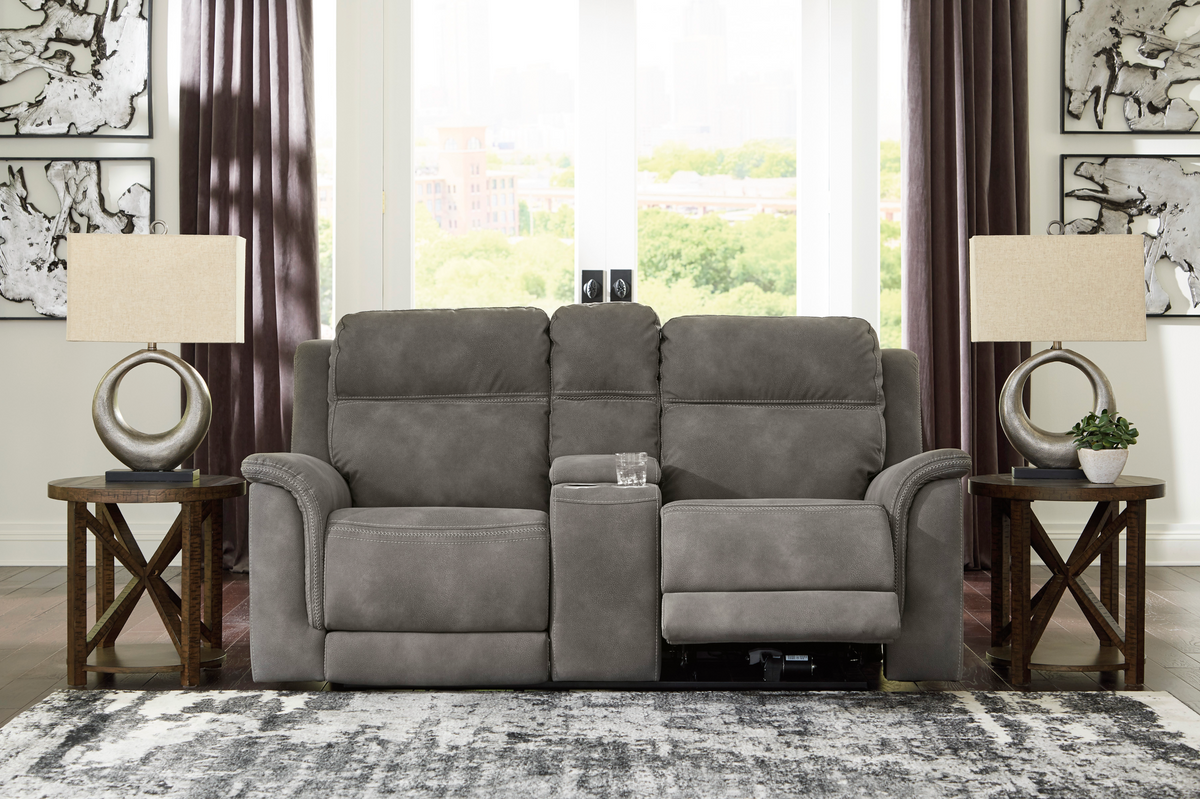 Durapella 3 Piece Sofa Set w/ Power Reclining & ADJ Headrest image 3