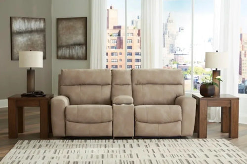 Next-Gen Durapella Power Reclining Loveseat w/ Console image 1