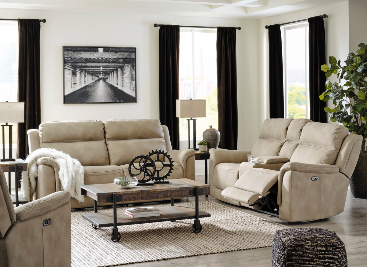 Durapella 3 Piece Sofa Set w/ Power Reclining & ADJ Headrest image 8