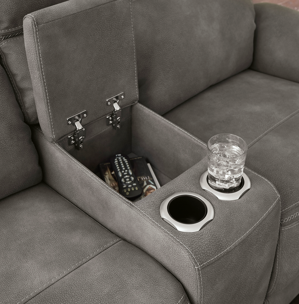 Durapella 3 Piece Sofa Set w/ Power Reclining & ADJ Headrest image 6