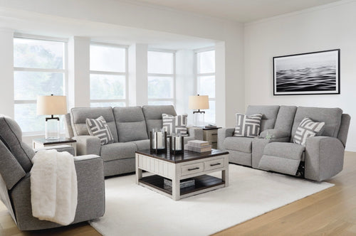 Biscoe 3 Piece Sofa Set (Nuvella Performance Fabric) image 0