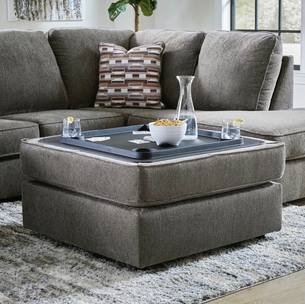 O'Phannon Storage Ottoman w/ Tabletop image 2