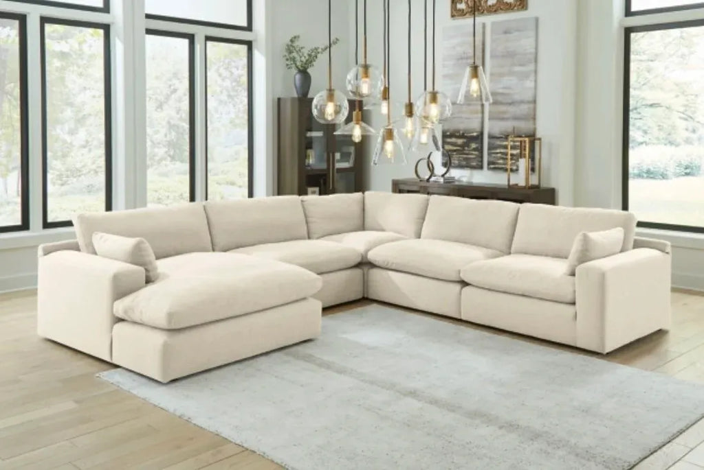 Elyza 5 Piece Sectional w/ Chaise - Left-Side Chaise image