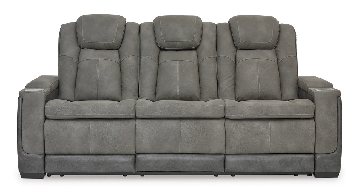Next-Gen DuraPella PWR REC Set with sofa, loveseat, and recliner ADJ Headrest image 2