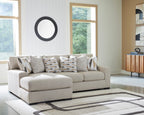 Laurelgrove 2 Piece Sectional w/ Chaise (Nuvella Performance Fabric) image 0