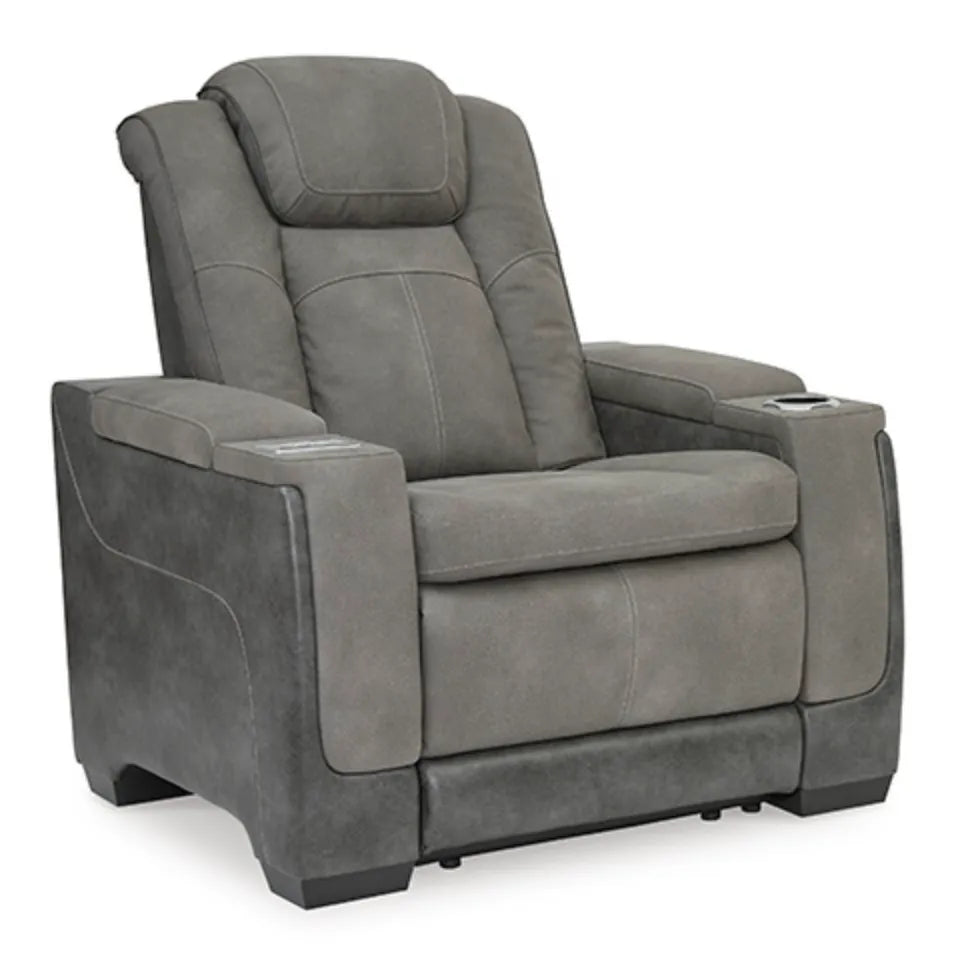 Next-Gen DuraPella PWR REC Set with sofa, loveseat, and recliner ADJ Headrest image 5