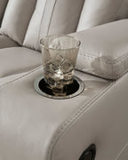 Elevate Edges Sofa w/ Drop Down Console