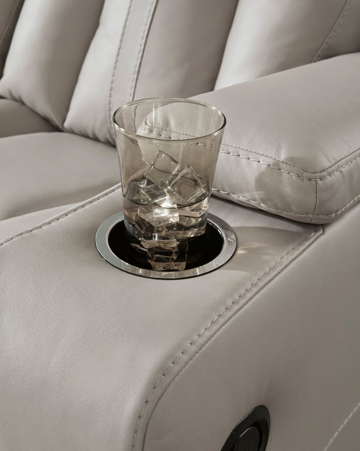 Elevate Edges Sofa w/ Drop Down Console
