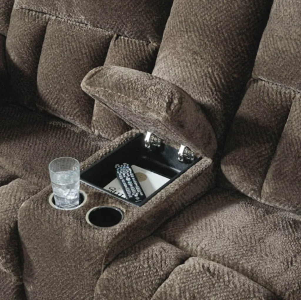 Frohn Reclining Loveseat w/ Console image 1