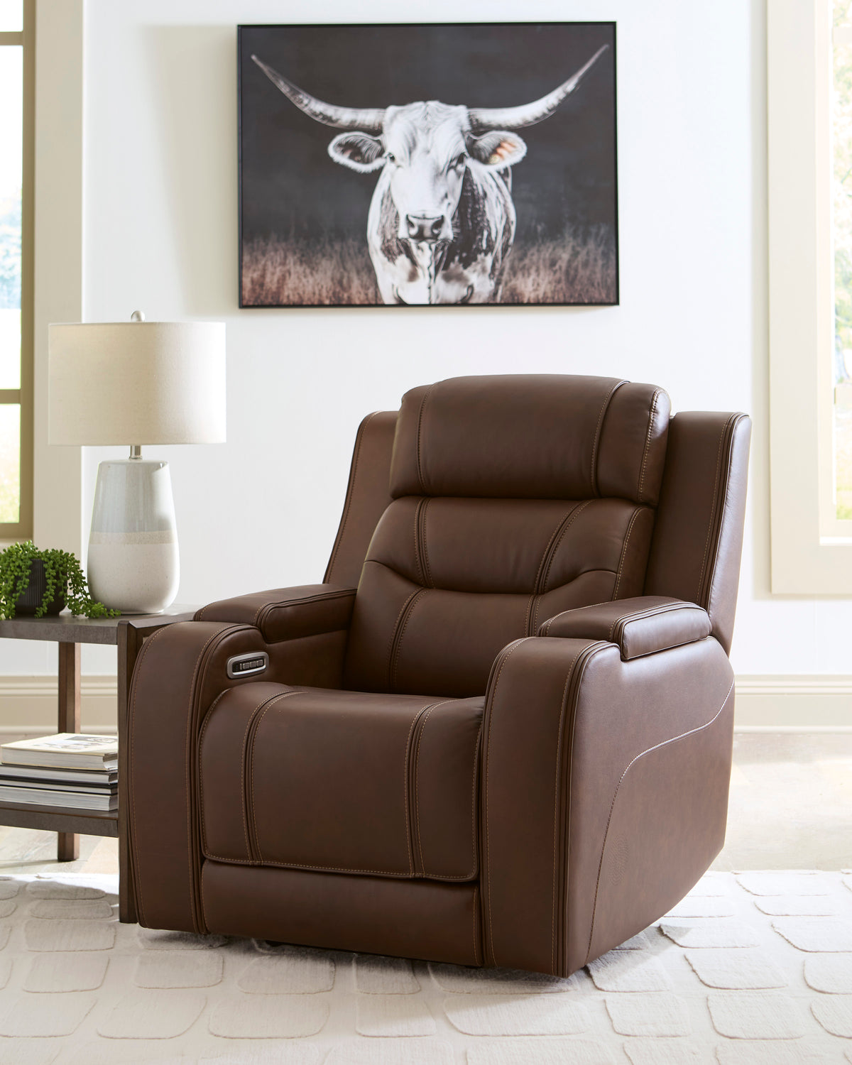 Knightington Recliner w/ Adj Lumbar