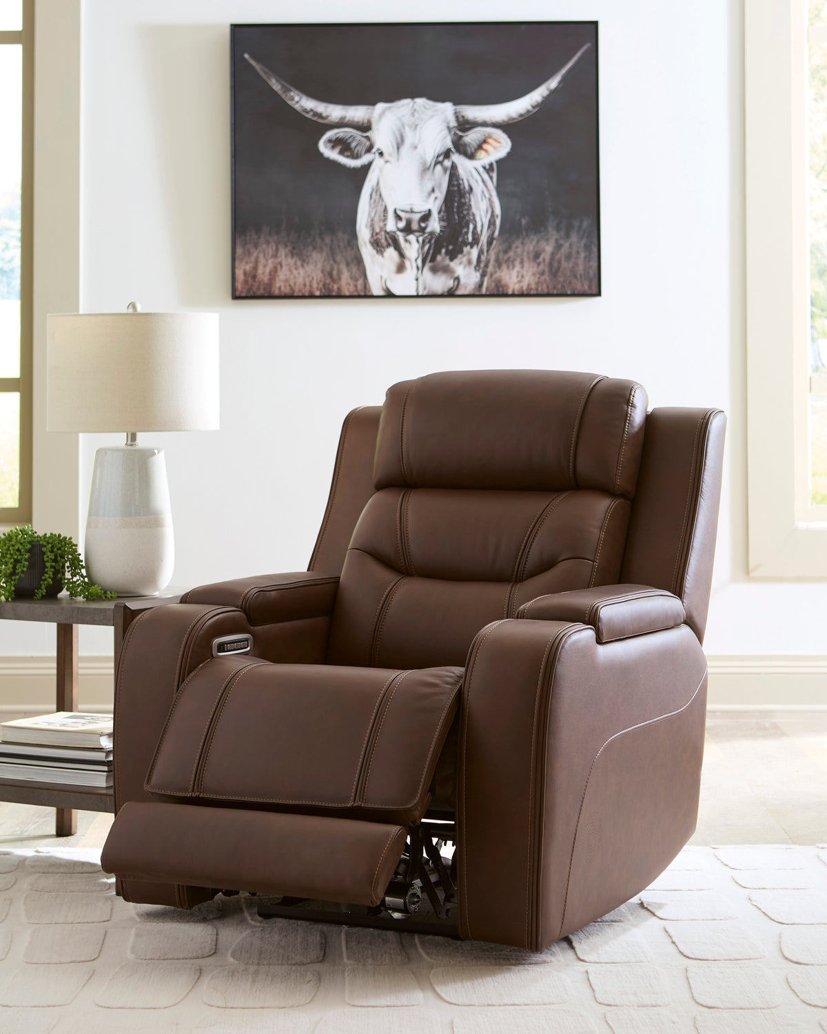 Knightington Recliner w/ Adj Lumbar