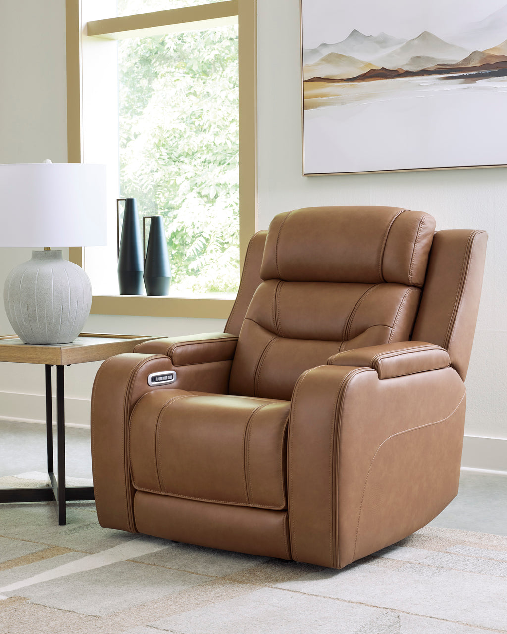 Knightington Recliner w/ Adj Lumbar