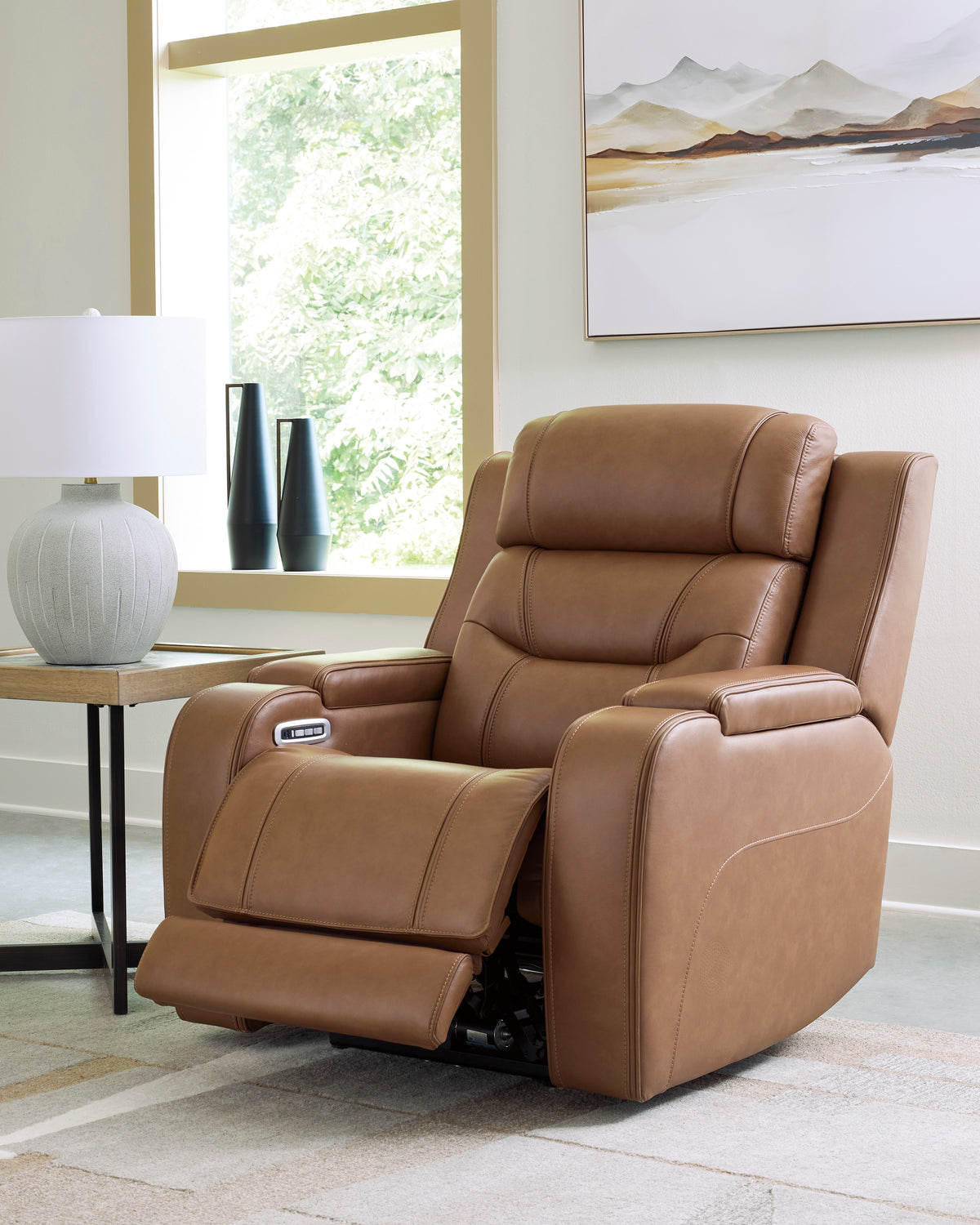 Knightington Recliner w/ Adj Lumbar