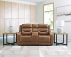 Knightington Loveseat w/ Adj Lumbar Support