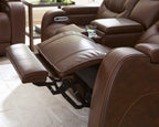 Knightington Loveseat w/ Adj Lumbar Support