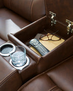 Knightington Loveseat w/ Adj Lumbar Support
