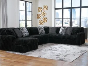 Midnight Madness Sectional w/ Chaise