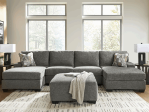 Newellen 3 Piece Double Chaise Sectional